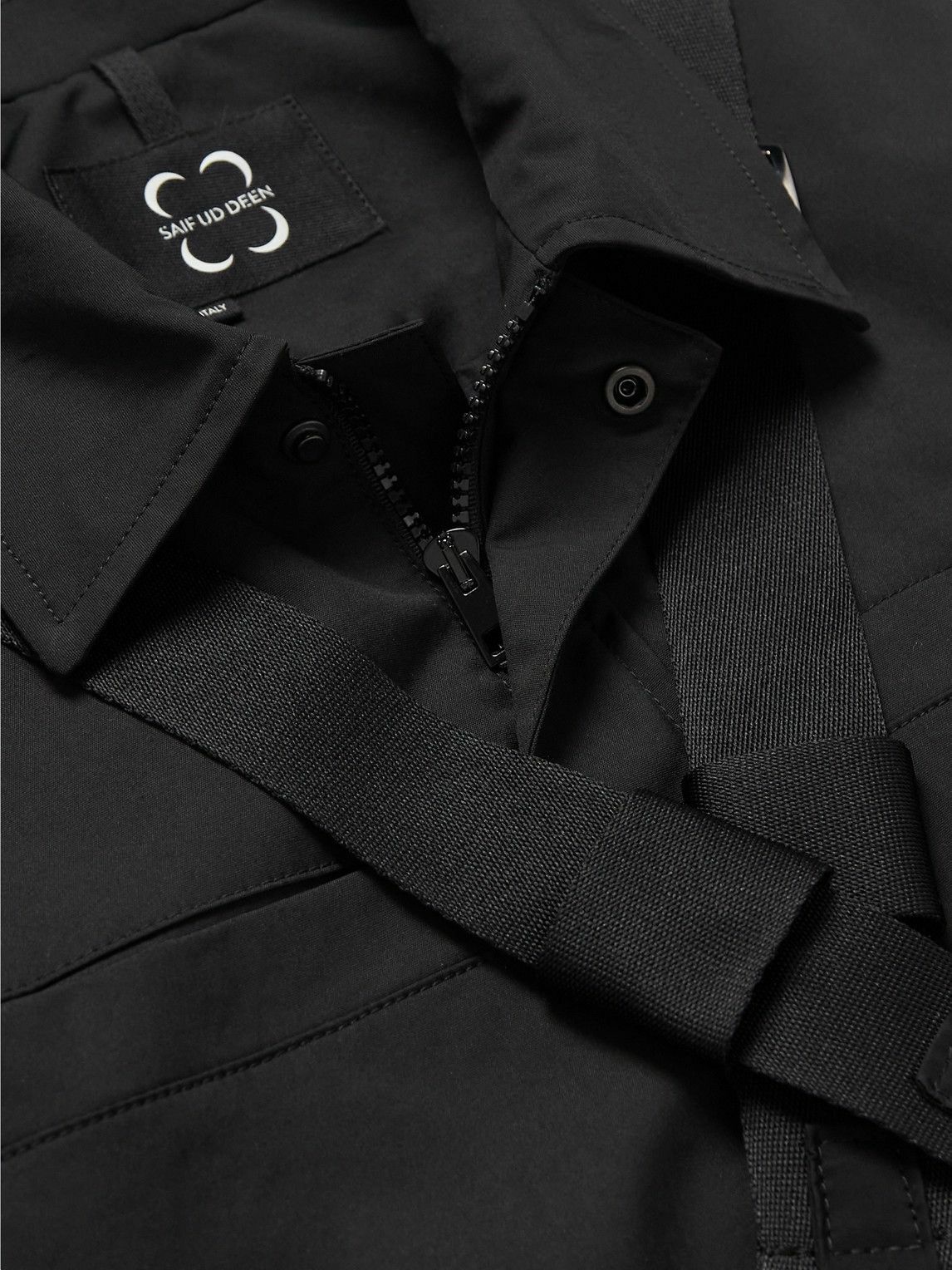 SAIF UD DEEN - Convertible Shell Jacket - Black