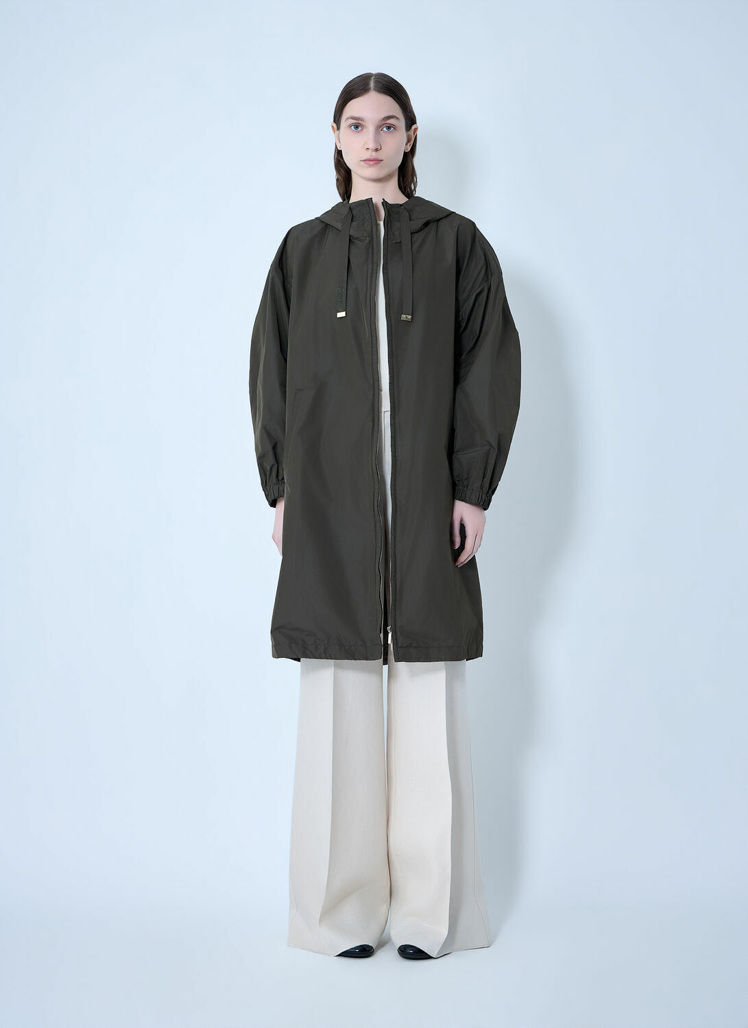 Max Mara Belted Hooded Coat