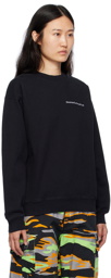 Stockholm (Surfboard) Club Black Embroidered Sweatshirt