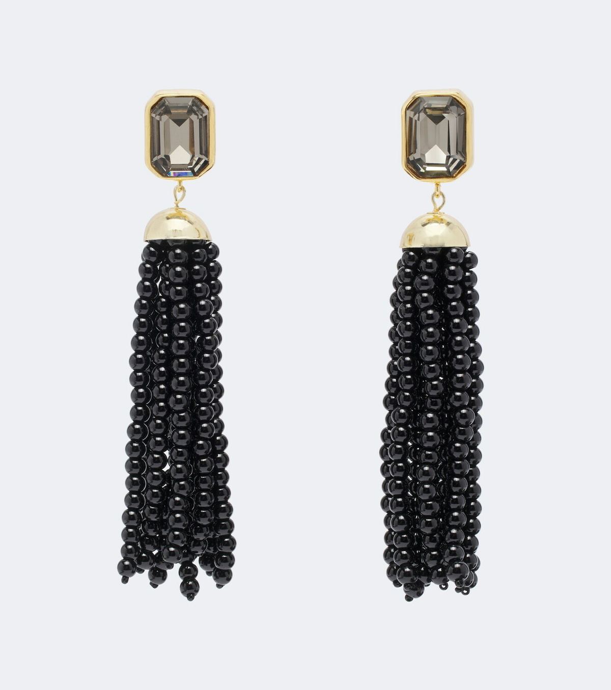 Jennifer Behr Ellison 18kt gold-plated drop earrings