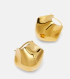 Khaite Lotus 18kt gold-plated earrings