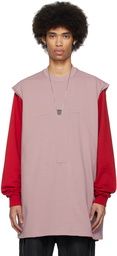 Rick Owens Pink Splintered Tarp T-Shirt