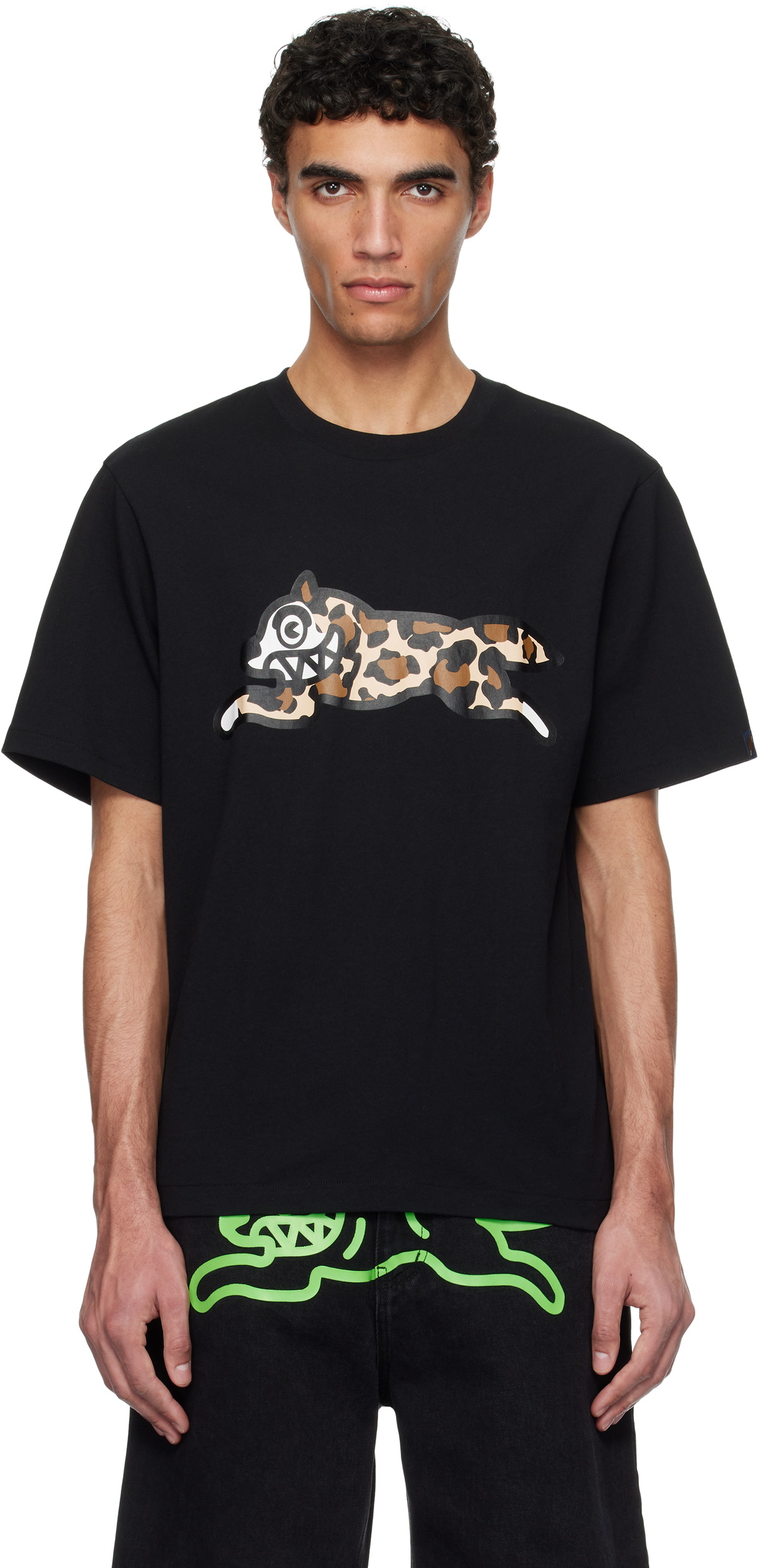 【関税込み】ICECREAM ブラック Running Dog Tシャツ ICECREAM Black Running Dog T-shirt ICECREAM