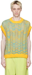 Bonsai Orange & Blue Funny Vest
