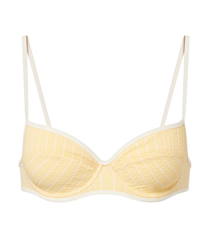 Photo: Eres Coconut striped bikini top
