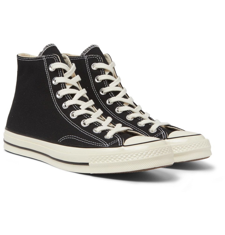 Photo: Converse - Chuck 70 Canvas High-Top Sneakers - Black
