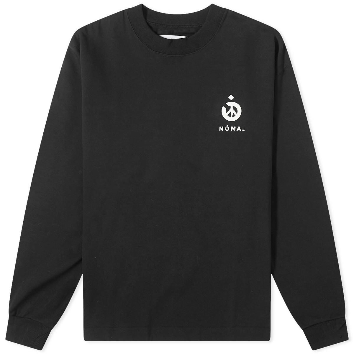 Noma t.d. Men's Long Sleeve Logo T-Shirt in Black