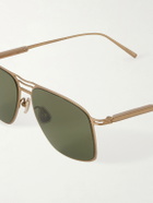 Brunello Cucinelli - Aviator-Style Titanium Sunglasses