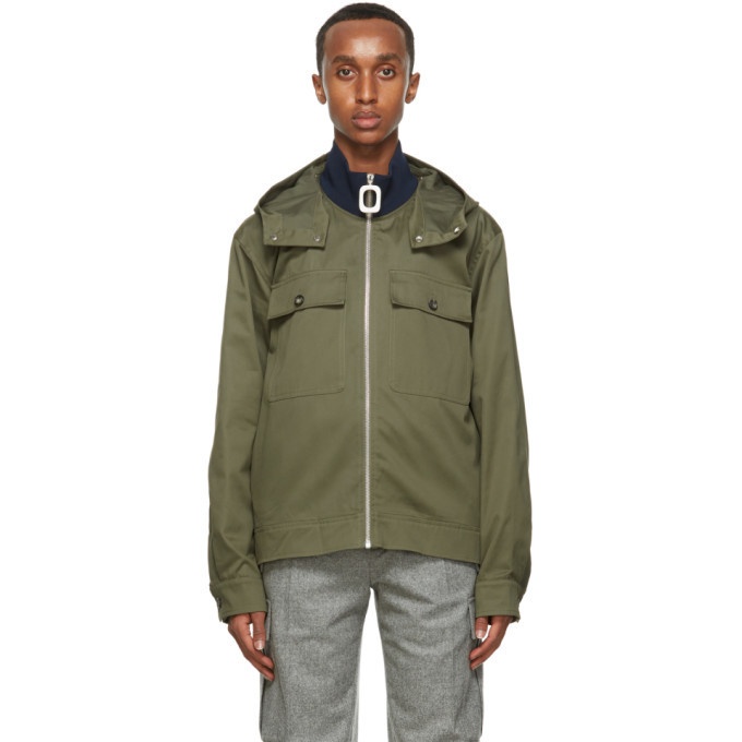 Photo: JW Anderson Green Pull Zip Up Jacket