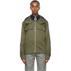 JW Anderson Green Pull Zip Up Jacket