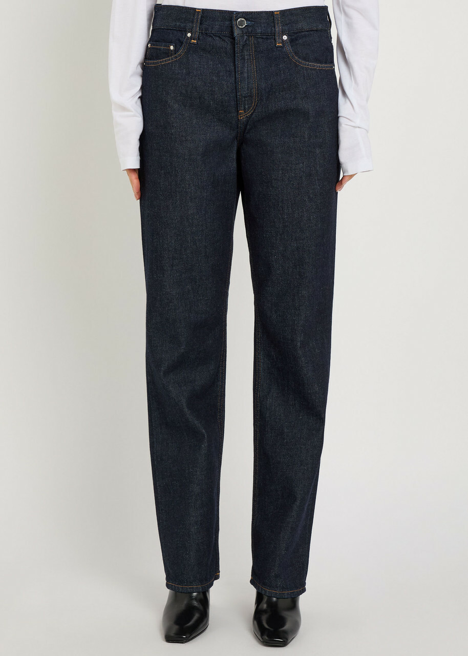 Toteme Straight-leg Jeans Dark Blue