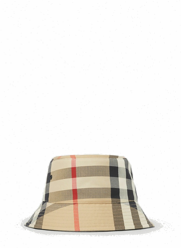 Photo: Burberry - Check Bucket Hat in Beige
