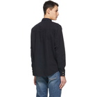 Nudie Jeans Black Denim Organic George Shirt