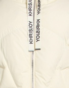 Khrisjoy Womens Puffer in Ivory