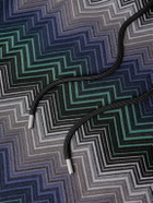 Missoni - Jacquard-Panelled Cotton-Jersey Hoodie - Black
