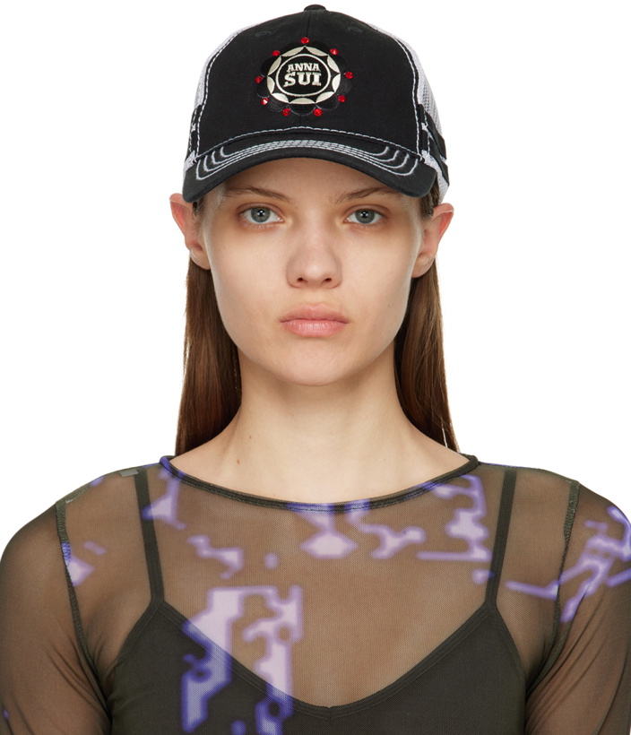 Photo: Anna Sui Black & White Trucker Cap