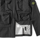Stone Island Men's Packable Ripstop Gore-Tex Field Jacket in Black