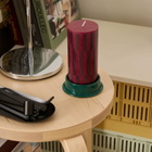 HAY Column Candleholder - Small in Dark Green 