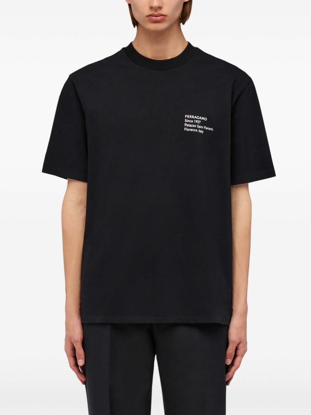 Ferragamo Printed Cotton T-Shirt Salvatore Ferragamo