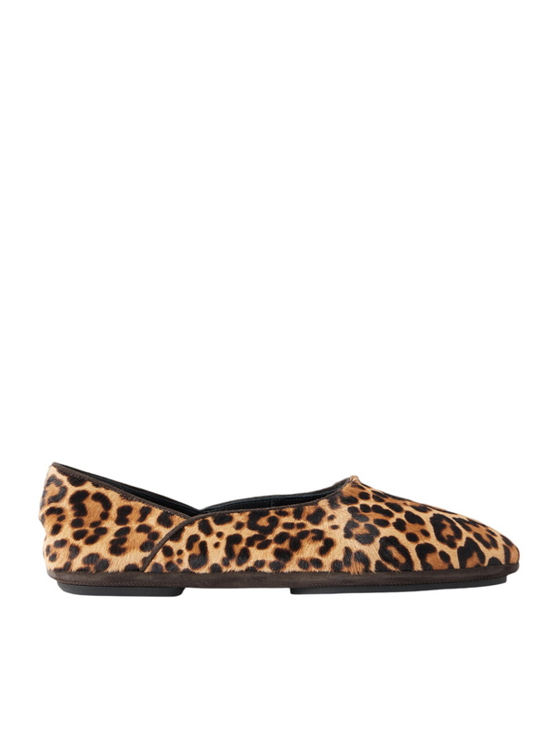 Photo: Anderson & Sheppard - George Cortina Leopard-Print Calf Hair Slipper - Animal Print