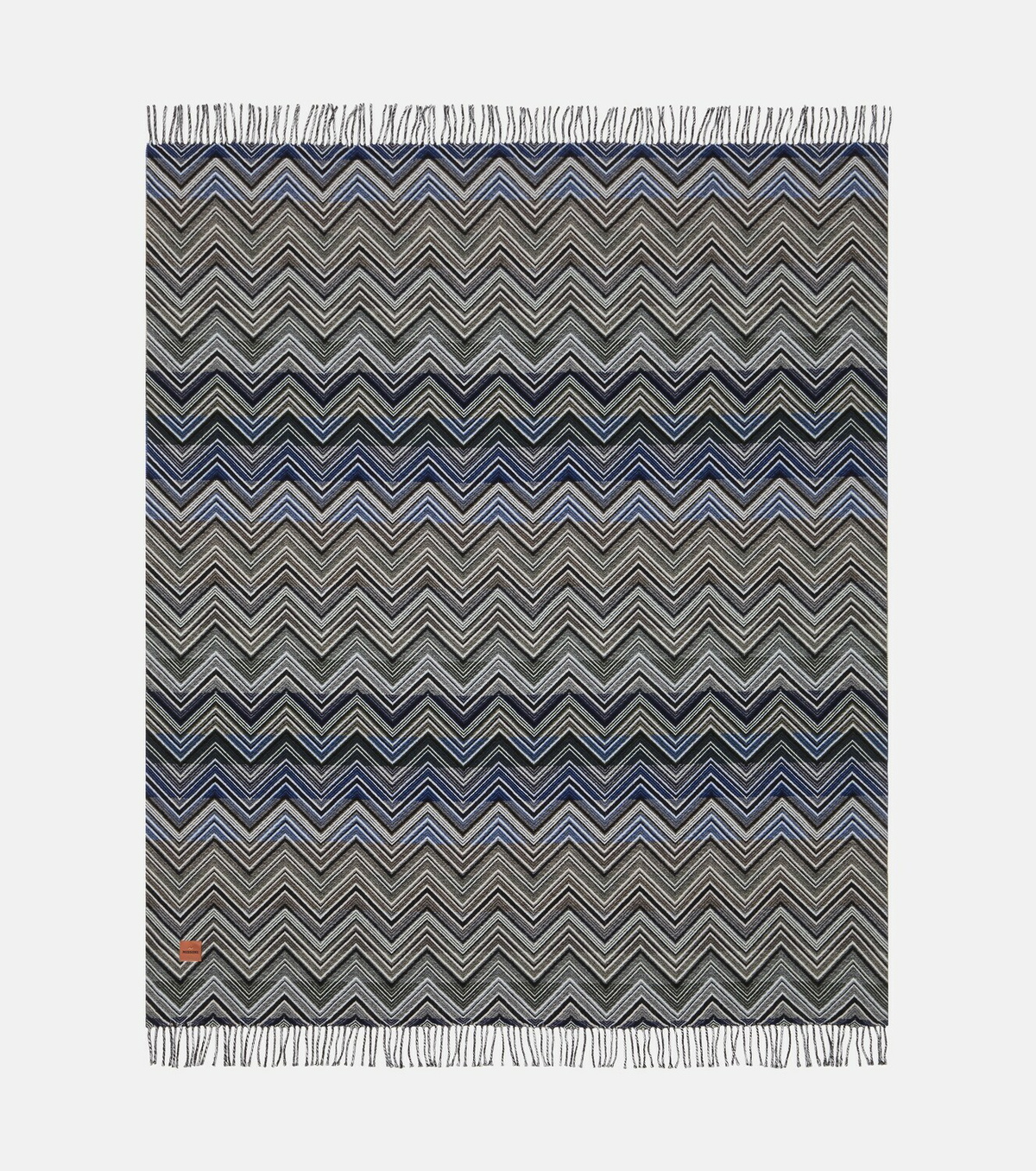 Missoni Perseo Zigzag wool and cashmere throw