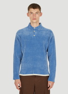 Le Duci Polo Sweater in Blue