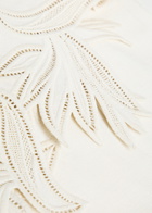 Simkhai Kallin Cropped Linen-blend Trousers White