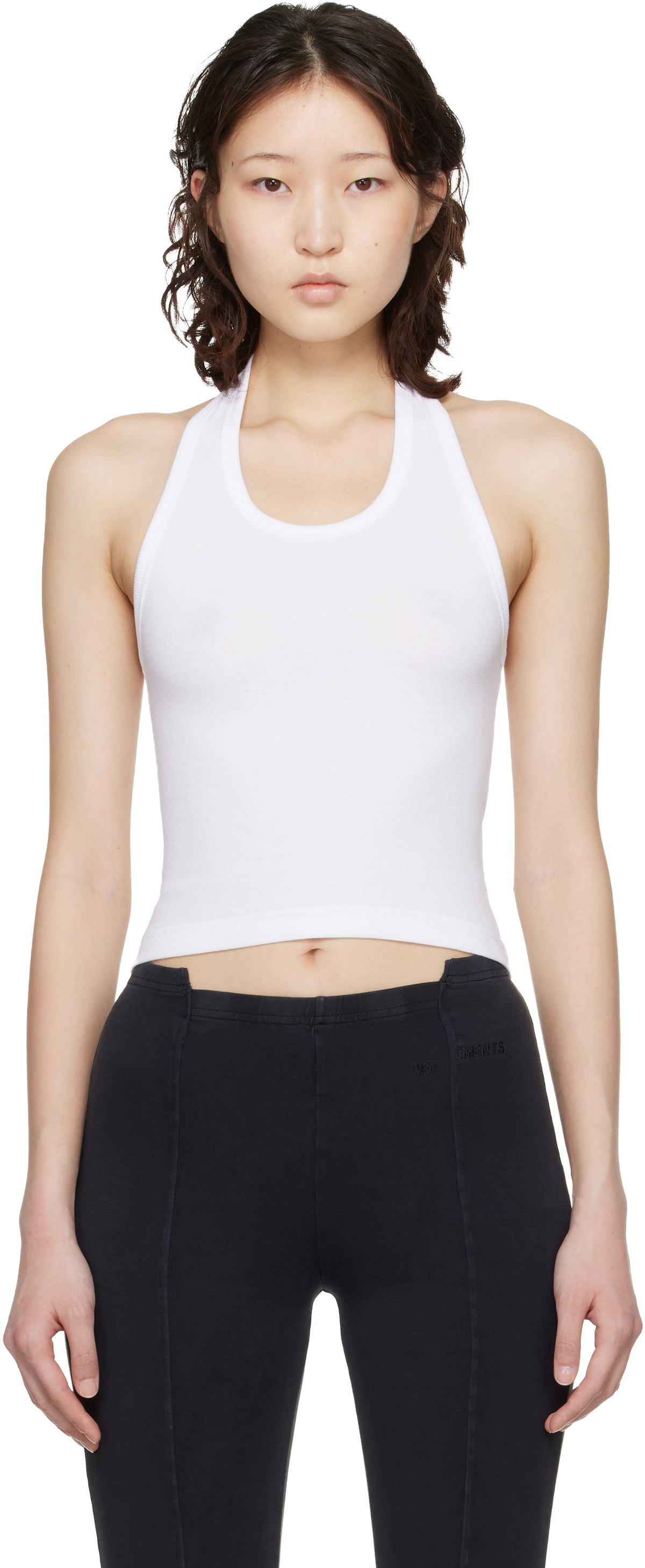 VETEMENTS White Halter Top