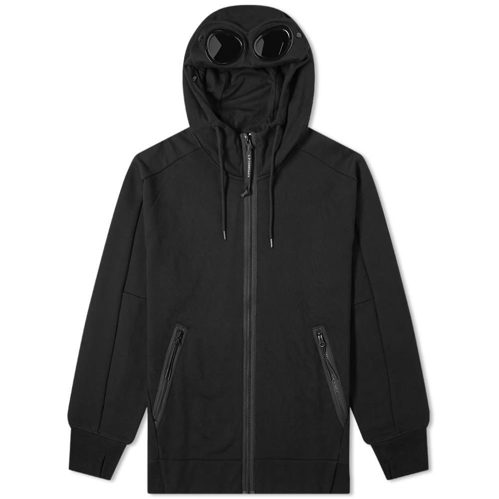 Photo: C.P. Company Diagonal Raised Fleece Zip Goggle Hoody