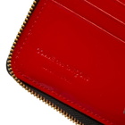 Comme des Garçons Wallet SA7100RH Reversed Hem Wallet in Red 