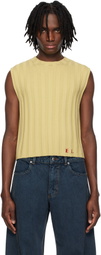Eckhaus Latta Yellow & Burgundy Keyboard Vest