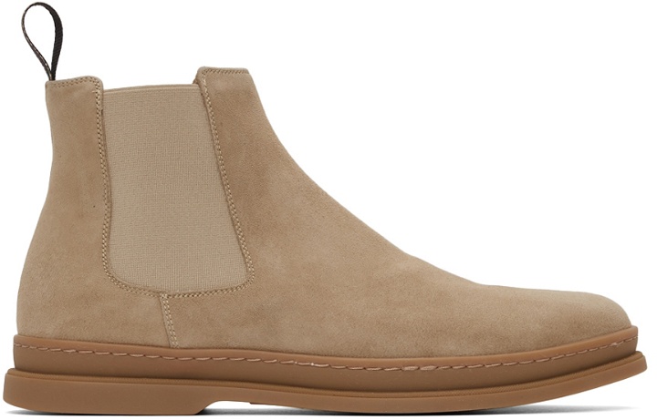 Photo: Paul Smith Tan Suede Ugo Chelsea Boots