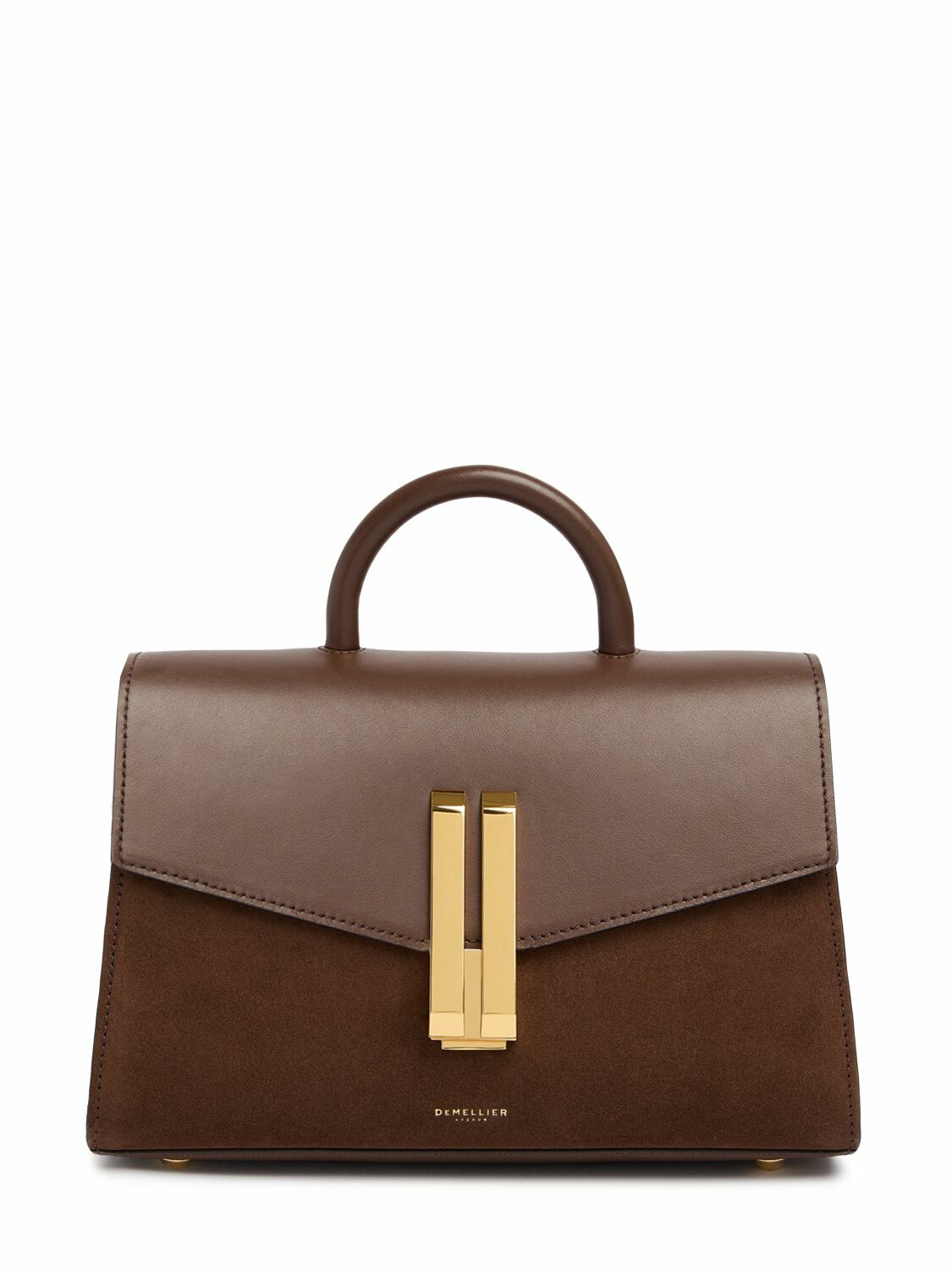 DEMELLIER Midi Montreal Suede Top Handle Bag DeMellier