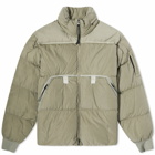 C.P. Company Men's Chrome-R Down Jacket in Silver Sage