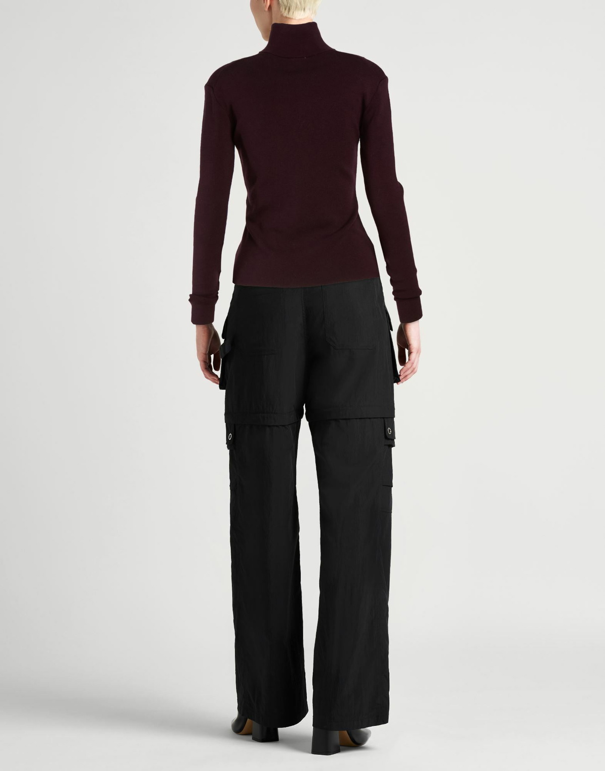 Courrèges Womens Turtleneck Chocolate in Brown