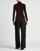 Courrèges Womens Turtleneck Chocolate in Brown