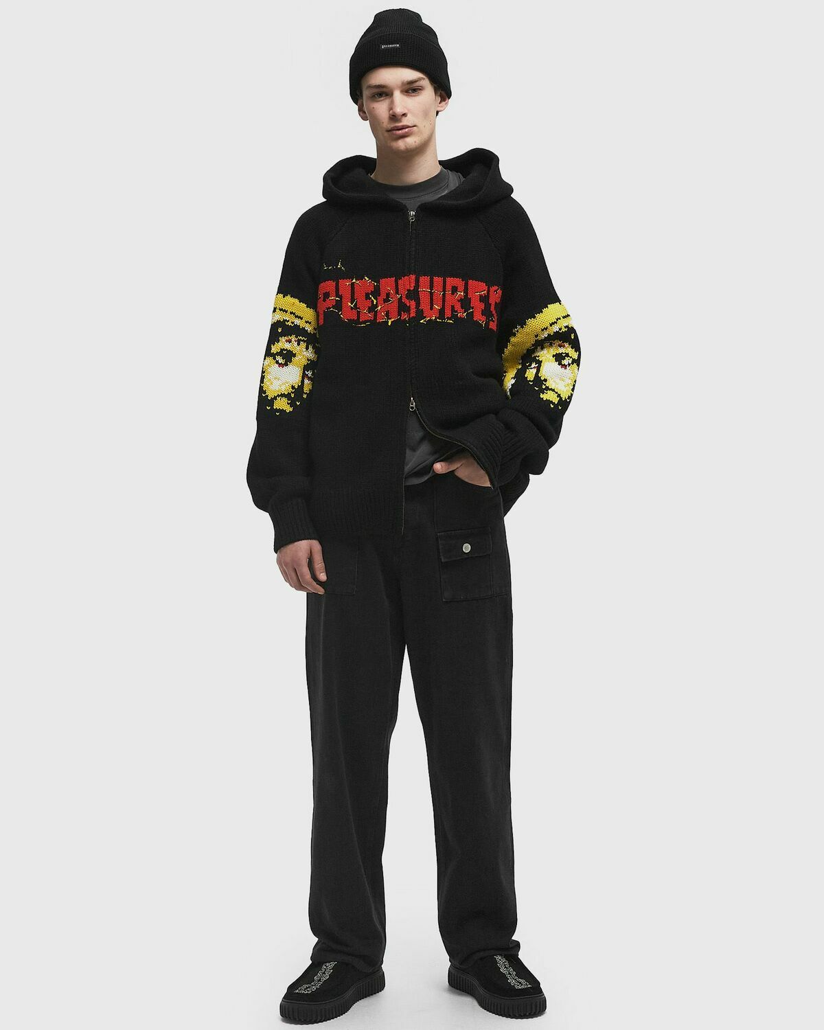 Pleasures GRIND BAGGY JEANS Black Men