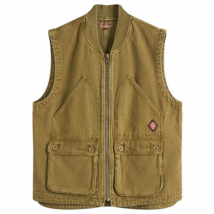 Photo: Dubbleware Men's Work Vest in Military Green