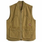 Dubbleware Men's Work Vest in Military Green