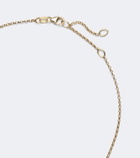 FoundRae Reverie 18kt gold pendant necklace with diamonds and topaz