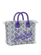 MC2 Saint Barth Flower Cotton Canvas Colette Handbag