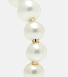 Sophie Bille Brahe - Marco 14kt gold and pearl hoop earrings