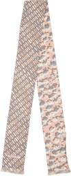 Marni Multicolor Contrast Prints Scarf