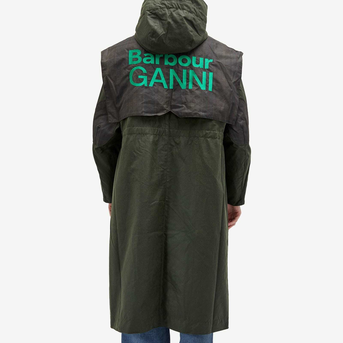 コート Barbour X Ganni Barbour X Ganni Waxed Cotton Parka Teak GANNI x Barbour Waxed Duffle Coat | GANNI US