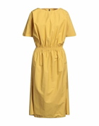 Manila Grace Womens Midi dress in Yellow