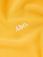 Abc. 123. - Logo-Detailed Cotton-Blend Jersey Sweatshirt - Yellow