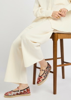 Missoni Lola Suede Espadrille Flats Multicoloured