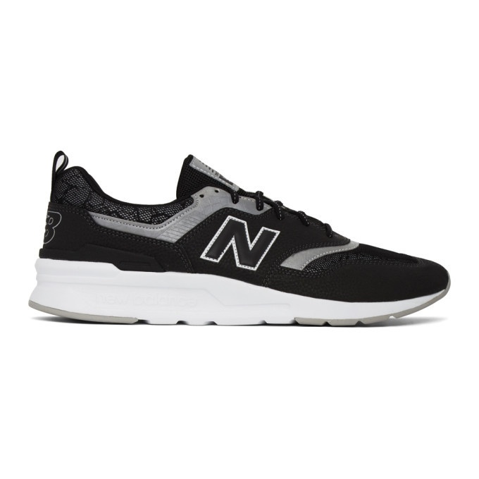 Photo: New Balance Black and Silver 997H Sneakers