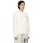 Etudes Off-White Story Logo Sweatshirt