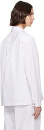 CDLP White Cotton Overshirt
